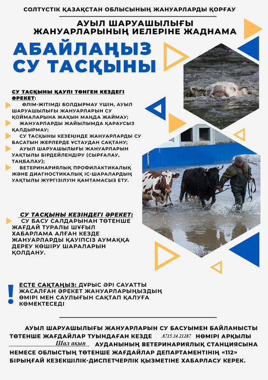 Абайлаңыз су тасқыны!